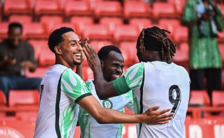 Yusuf Bags Brace, Moffi Scores As Super Eagles Thrash Jamaica 3-0 To Retain Unity Cup