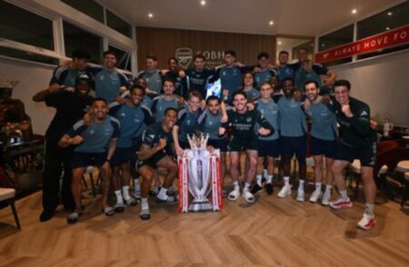 I’m Very Happy For Them —Bournemouth Coach Reacts To Arsenal’s EPL Title Win