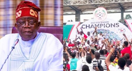 Tinubu Lauds Rangers’ NPFL Title Triumph