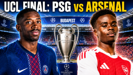 UCL Final: PSG Vs Arsenal; Will The Gunners Be Second Time Lucky? Arsenal