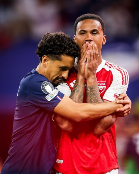 UCL: Why I Hugged Gabriel After PSG Victory Against Arsenal –Marquinhos