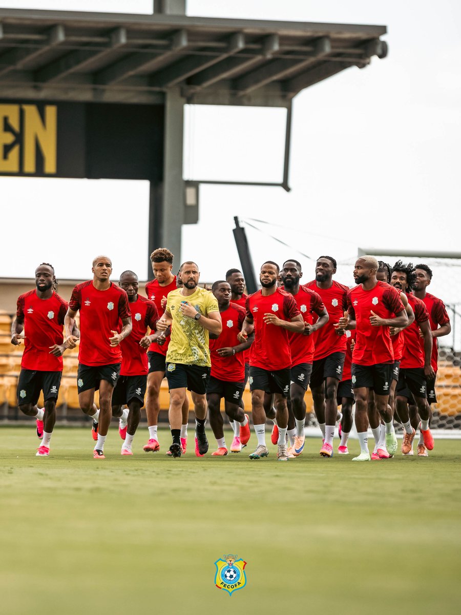 DR Congo players in training ahead of their World Cup 2026 Group K match against Portugal.