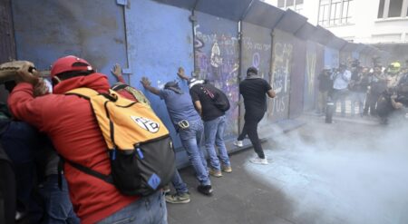 Mexican Police Tear-Gas Teachers’ Protest Just Days Before 2026 World Cup