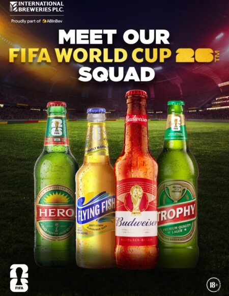 International Breweries PLC Unveils Four-Brand FIFA World Cup 2026 Squad