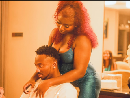 Super Eagles Midfielder Engages Fiancee Chidera