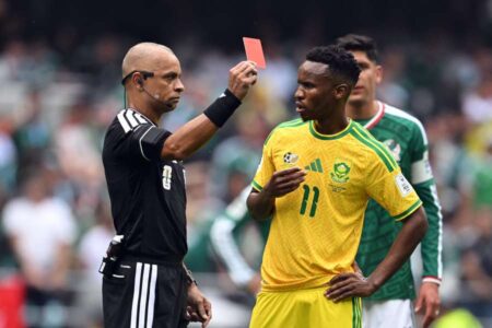 World Cup 2026: Zwane’s Red Card Vs Mexico Flagged In Match-Fixing Probe