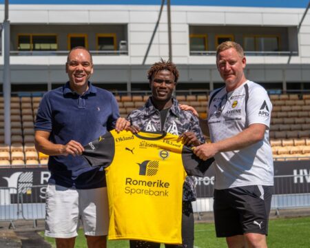 Done Deal: Nigerian Striker Joins Norwegian Club Lillestrøm On Four-Year Contract