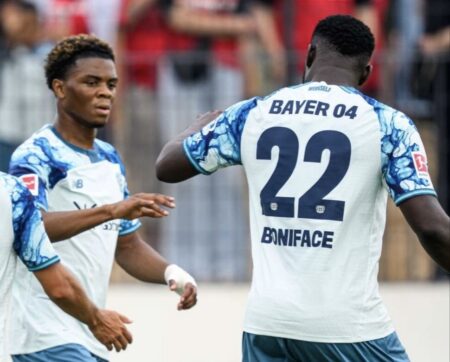 Boniface Bags Brace, Tella Scores As Leverkusen Thrash Lower Division Side 7-0 In First Pre-season Game