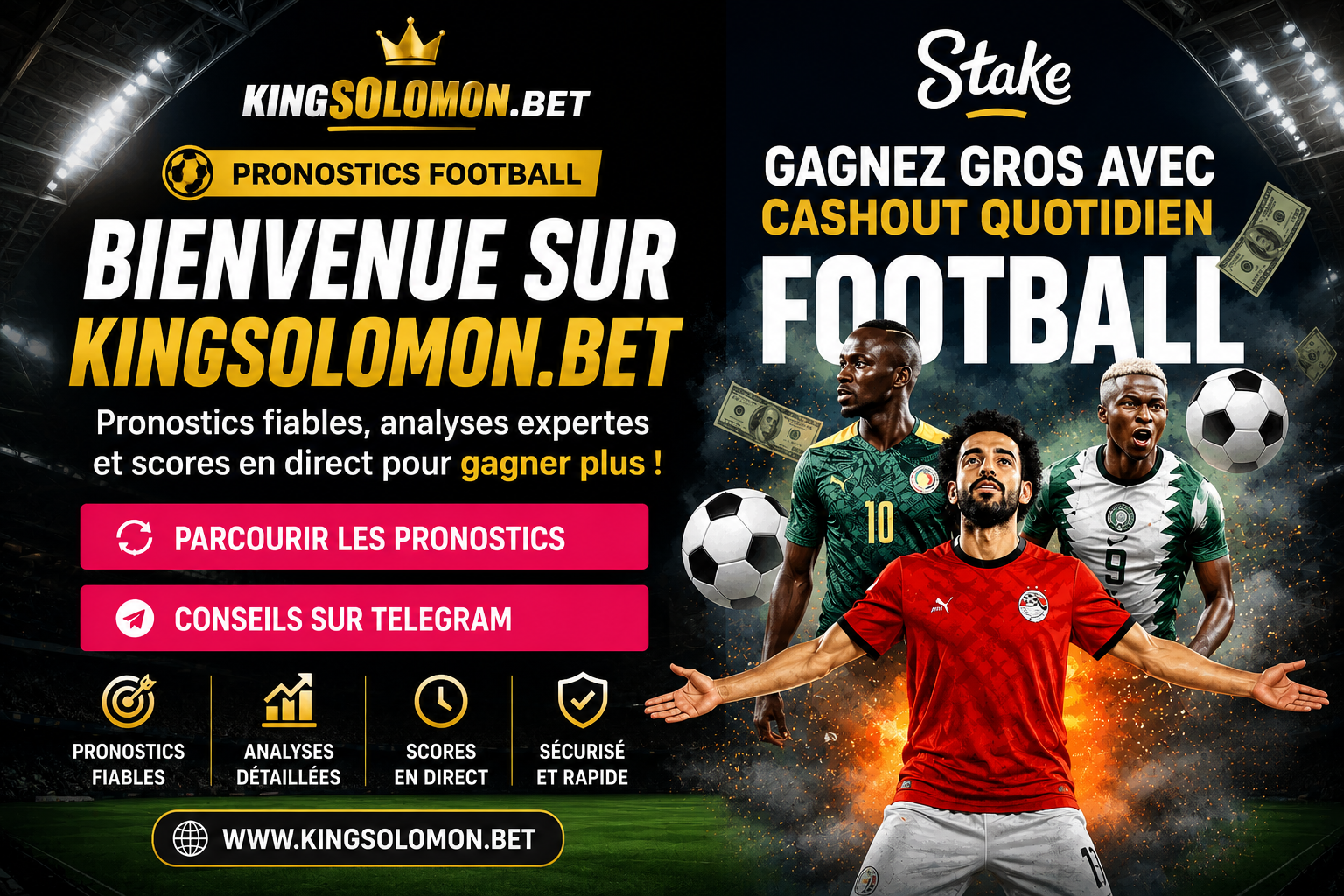 King Solomon Bet - l'un des meilleurs sites de pronostic football