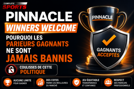 Pinnacle Winners Welcome : Pourquoi les Parieurs Gagnants ne sont jamais Bannis (Coulisses de cette Politique) Pinnacle Winners Welcome -Pourquoi les Parieurs Gagnants ne sont jamais Bannis