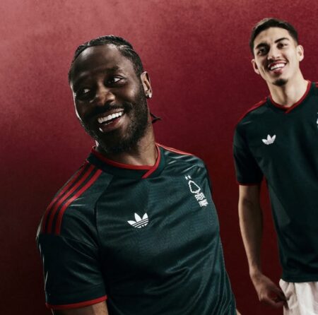 Aina Models Nottingham Forest’s New Away Kit For 2026/27 Season