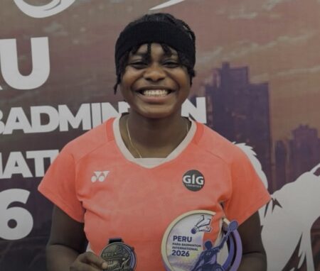 Bolaji Wins Gold Medal At 2026 Peru Para Badminton International