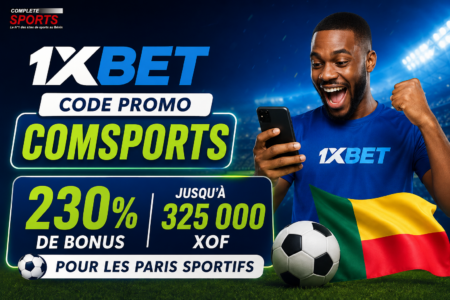 Code promo 1xBet Bénin 2026 : COMSPORTS (Bonus de 230 %) Code promo 1xBet Bénin - COMSPORTS (Bonus de 230 %)
