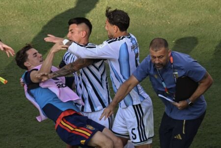 FIFA Hit Argentina Star Paredes With 10-Game Ban Over World Cup Final Brawl