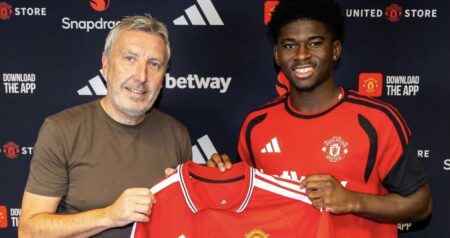 OFFICIAL: Cameroon International Baleba Joins Man United On Five-Year Deal