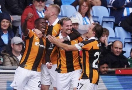 Ajayi, Awoniyi Feature, Onyeka Out Injured As Hull Defeat Coventry, Move Up To Second In League Table