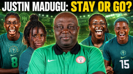 Should Justin Madugu Continue As Super Falcons Head Coach? Justin Madugu