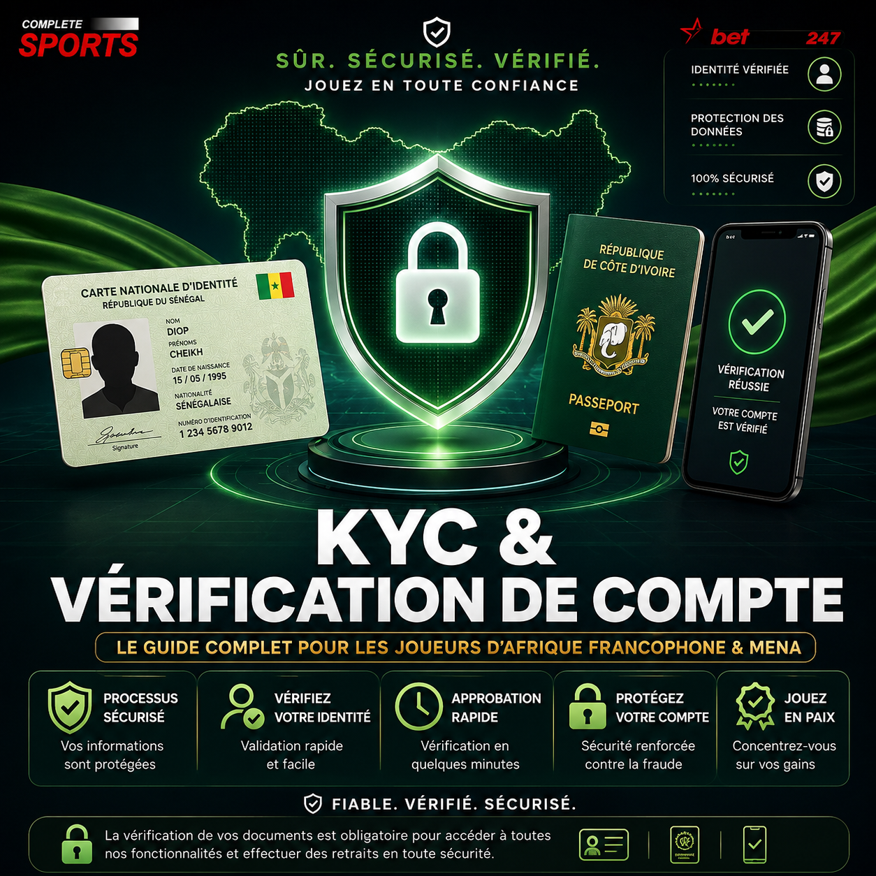 Vérification de son compte de pari