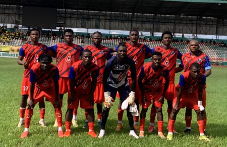 Euromatch NPFL: Abdallah Explains Warri Wolves’ Defeat To Bendel Insurance, Defends Youthful Line-Up Warri Wolves starting lineup against Bendel Insurance