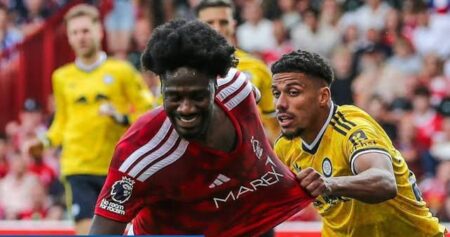 ‘I Don’t Think It Is A Sending Off’ –Dean Reacts To Aina’s Tackle Vs Leeds United