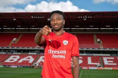 Nwakali Leaves English Club Barnsley