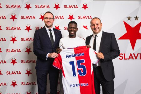 Nigerian Midfielder Pens New Deal With Slavia Prague