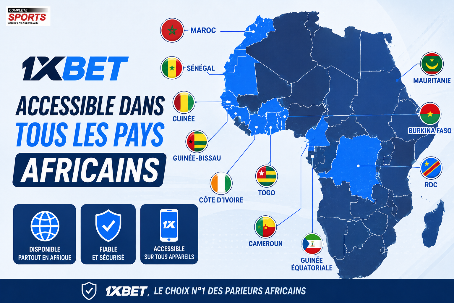 1xBet en Afrique