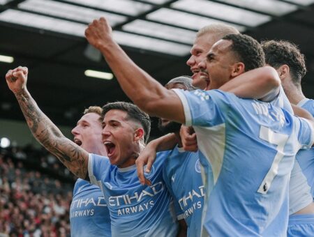 Haaland’s Strike Earns 10-Man Man City 1-0 Win Against United