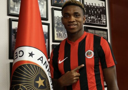 Nigerian Forward Joins Turkish Club Gençlerbirliği On Loan