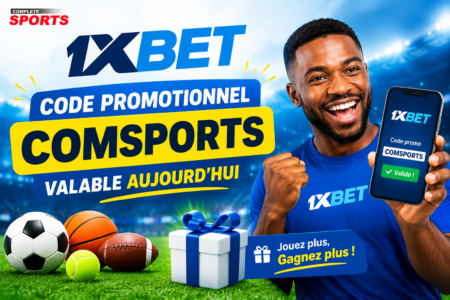 Code Promotionnel 1XBET valable aujourd’hui : COMSPORTS Code Promotionnel 1XBET valable aujourd'hui - COMSPORTS