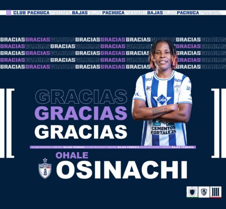 Ohale Ends Three-Year Spell With Mexican Club Pachuca
