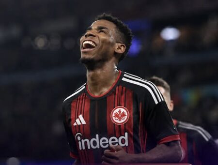 Bundesliga: Onyedika’s Frankfurt Suffer Heavy Home Defeat Against Augsburg.