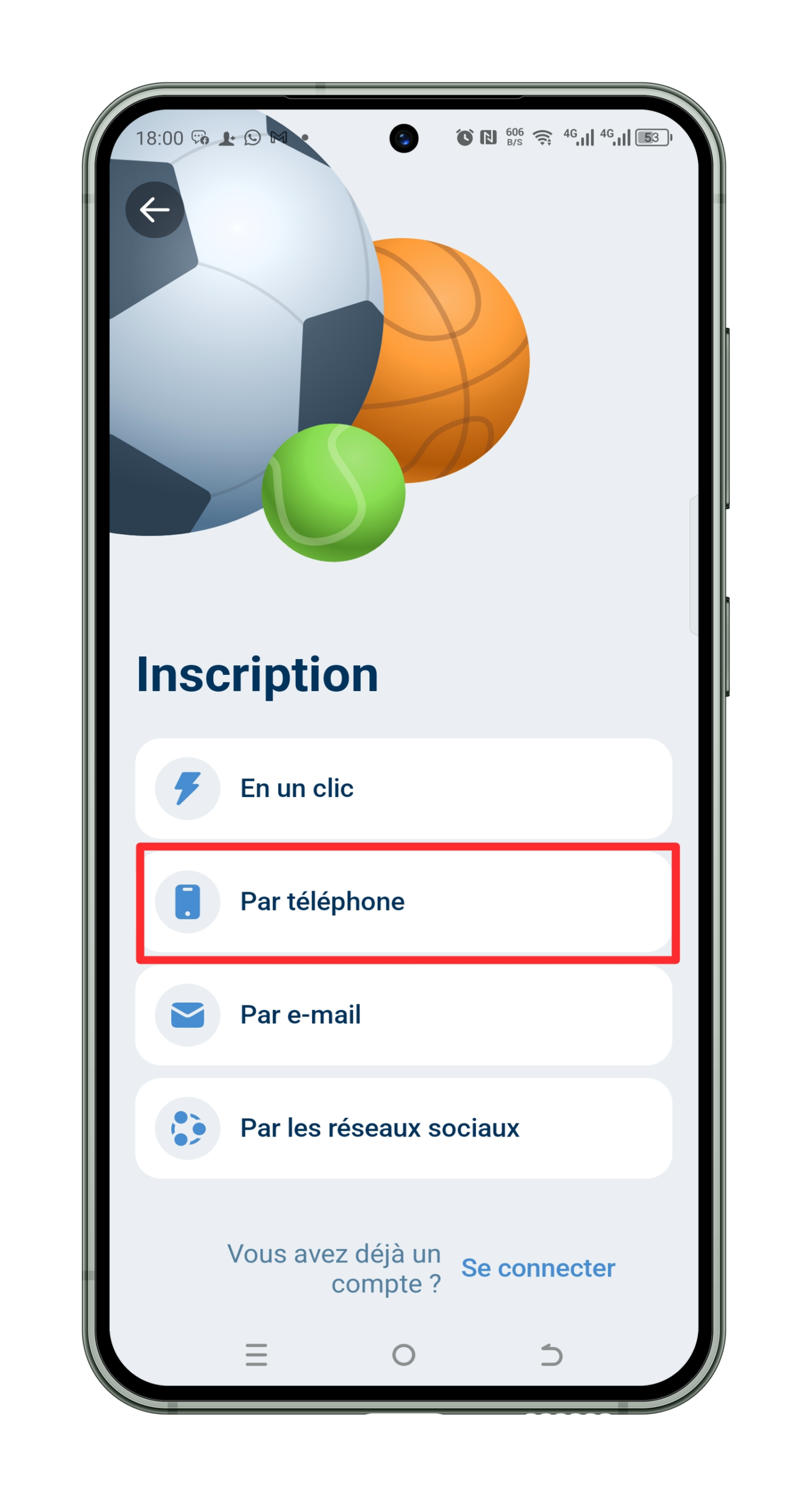 Inscription1xbet par numéro de téléphone