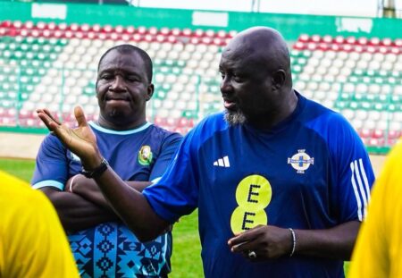 EUROMATCH–NPFL: Boboye Laments Lack Of Quality Strikers In Domestic League Kennedy Boboye, Bendel Insurance head coach, during an NPFL match