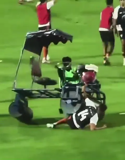 Townsend Suffers Bizarre Injury After Being Run Over By Turf-Laying Machine