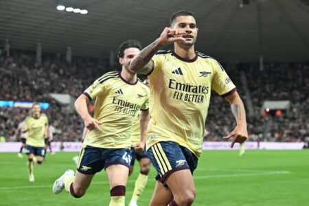 EPL: Saka, Bruno On Target As Arsenal Edge Sunderland