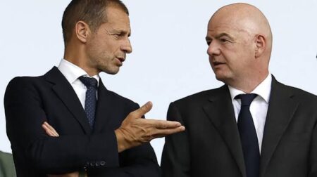 ‘The Emperor Is Naked’ –UEFA President Unleashes Blistering Attack On Infantino