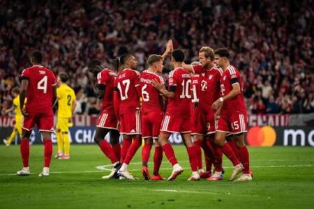 UCL: Olise Scores Twice In Bayern Munich Heavy Win Against Bodo/Glimt; Man United Thrash Sabah FK