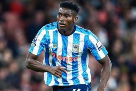 EPlL: Awoniyi Bags Red Card, Onyeka Subbed Off, Azeez Missing As Brighton Thrash Coventry