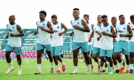 EUROMATCH NPFL: Our Goal Is To Extend Our Unbeaten Run — Niger Tornadoes Vow Ahead Of Abia Warriors Clash Niger Tornadoes players during training