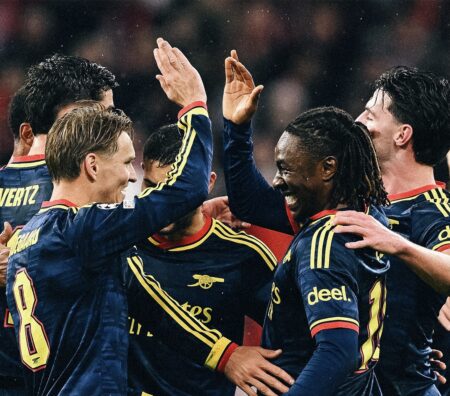 UCL: Arsenal Hold Bayern Munich To 2-2 Draw