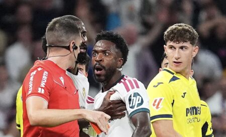 Vinicius Handed Four-Match Ban After Red Card vs Villarreal, To Miss El Clasico