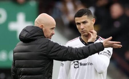 Ten Hag Accuses Cristiano Ronaldo Of Letting Man United Down