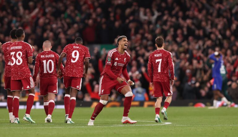 CARABAO CUP: Liverpool, Man City Beat Chelsea, Brighton On Penalties To Reach Quarterfinals