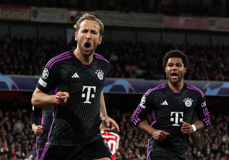 UCL: Kane Reflects On Bayern’s Hard-Fought Draw Against Arsenal