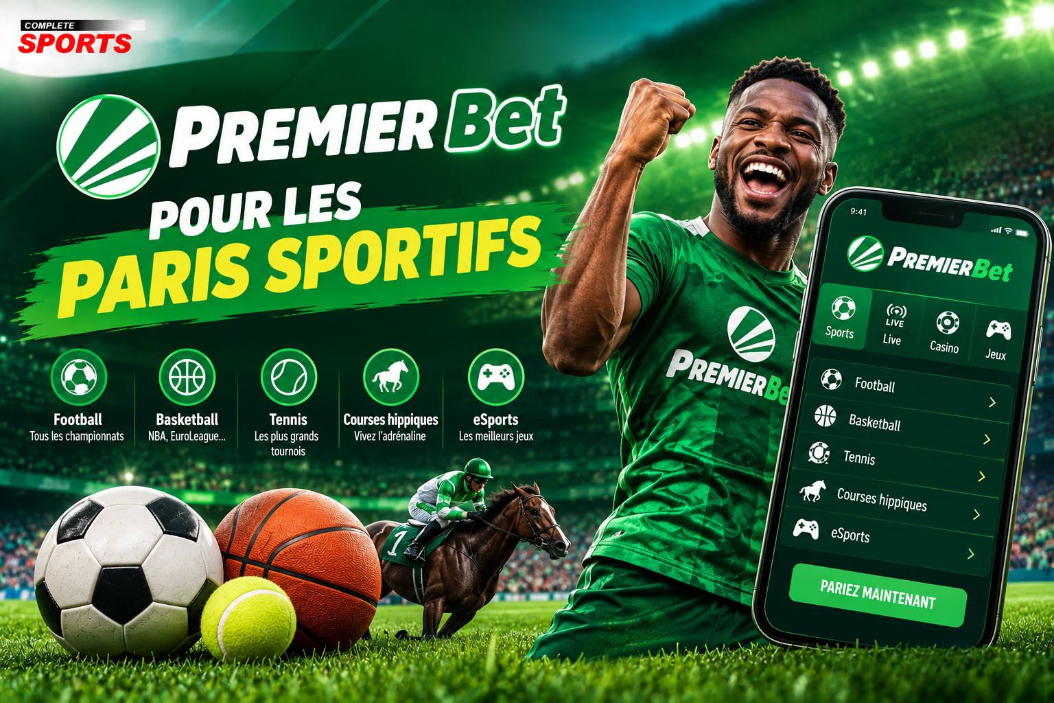 PremierBet pour les paris sportifs