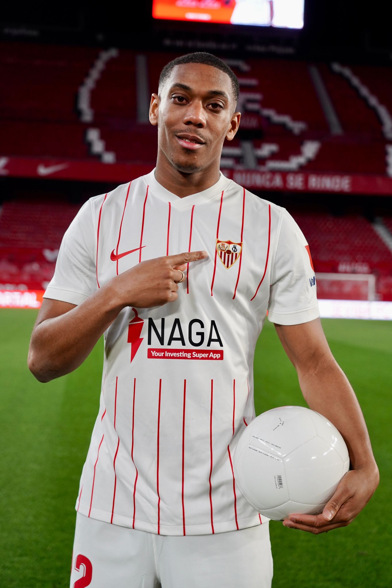 OFFICIAL: Man United Forward Martial Joins Sevilla On Loan