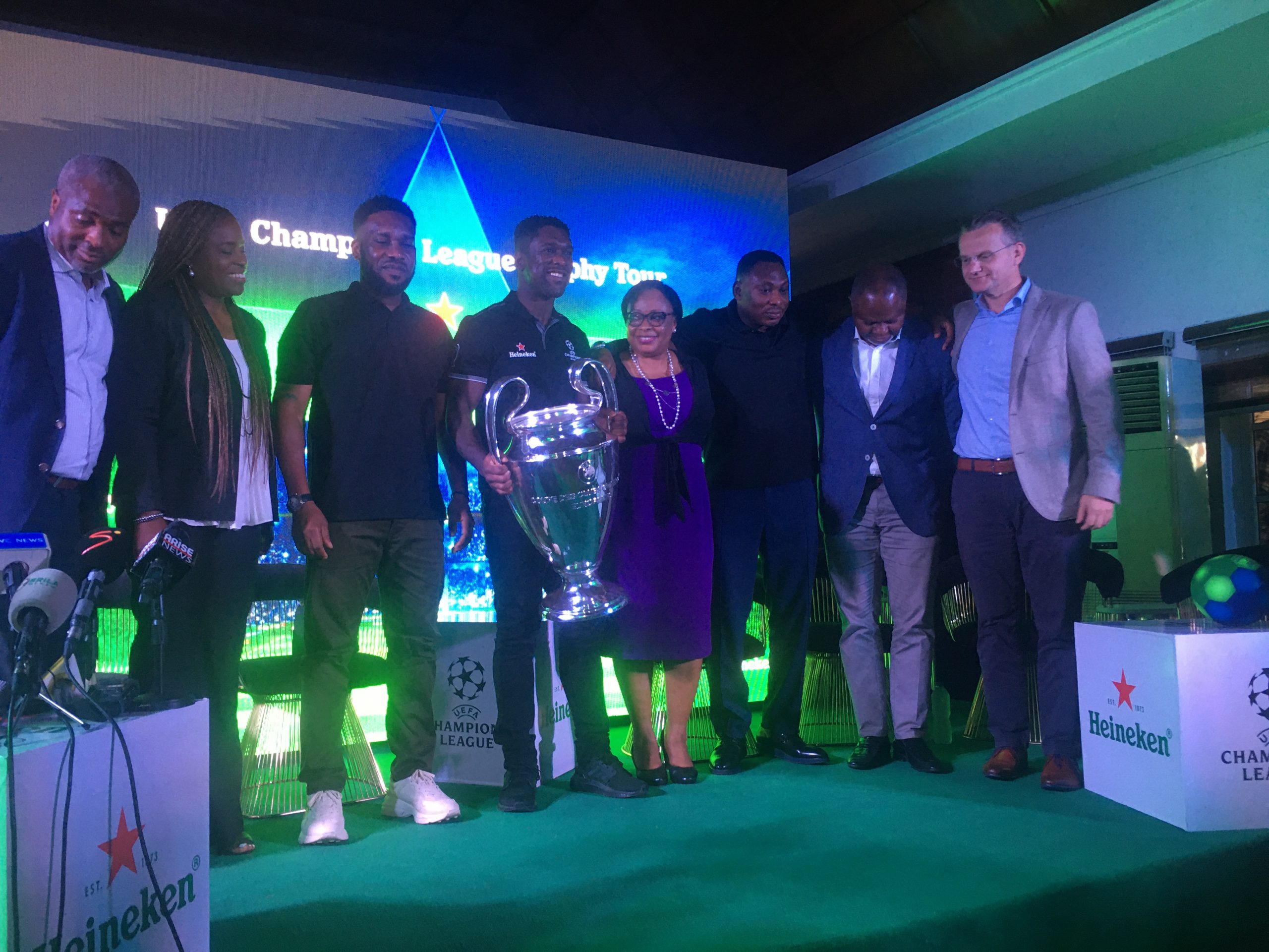 Heineken Brings Netherlands Legend Seedorf, Champions League Trophy To Nigeria