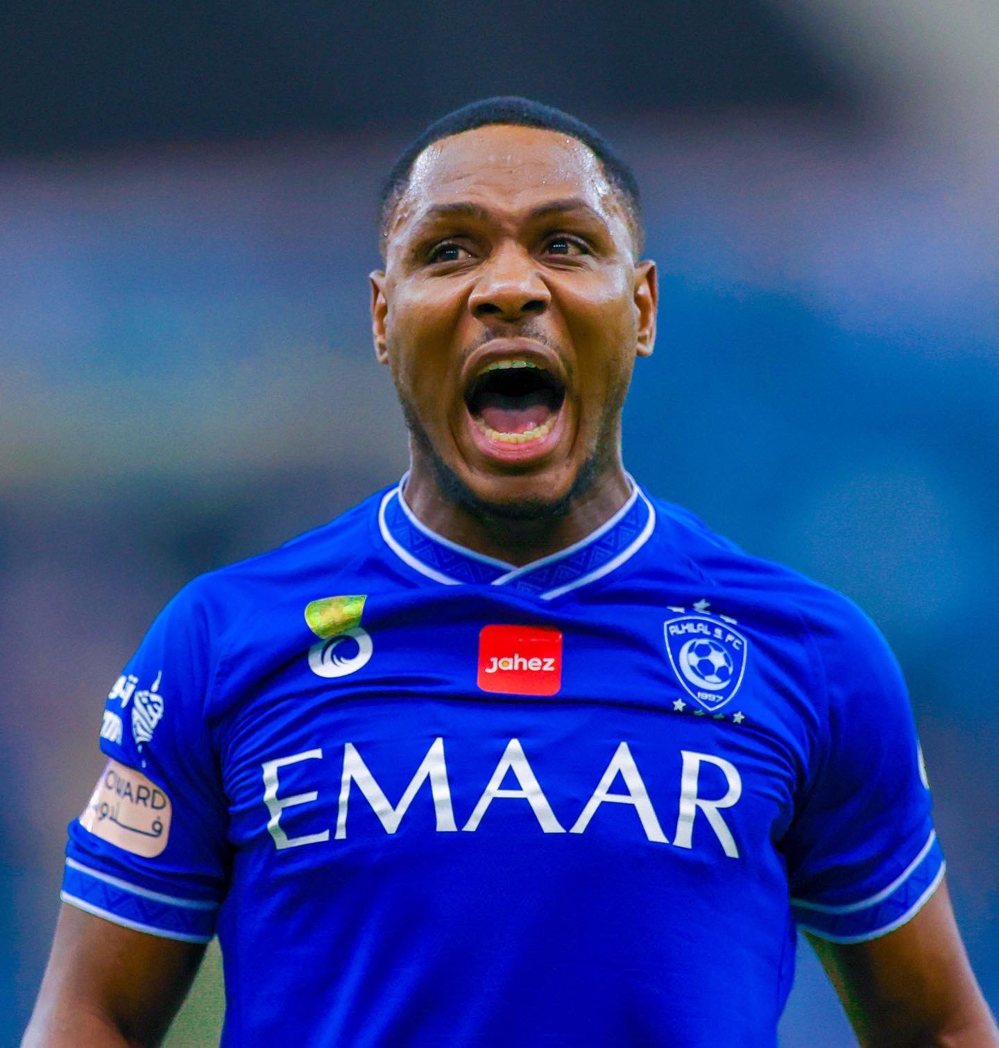 Ighalo Celebrates Al-Hilal’s League Title Win