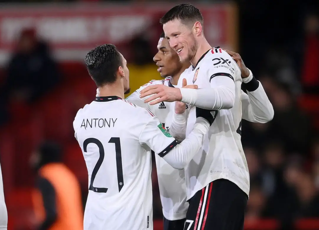 Carabao Cup: Dennis Subbed On As Man United Defeat Forest 3-0 In Semi-final First Leg